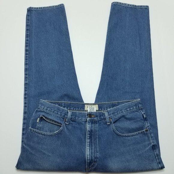 L.L Bean Classic Fit Blue Jeans - 36x30 - Picture 3 of 12